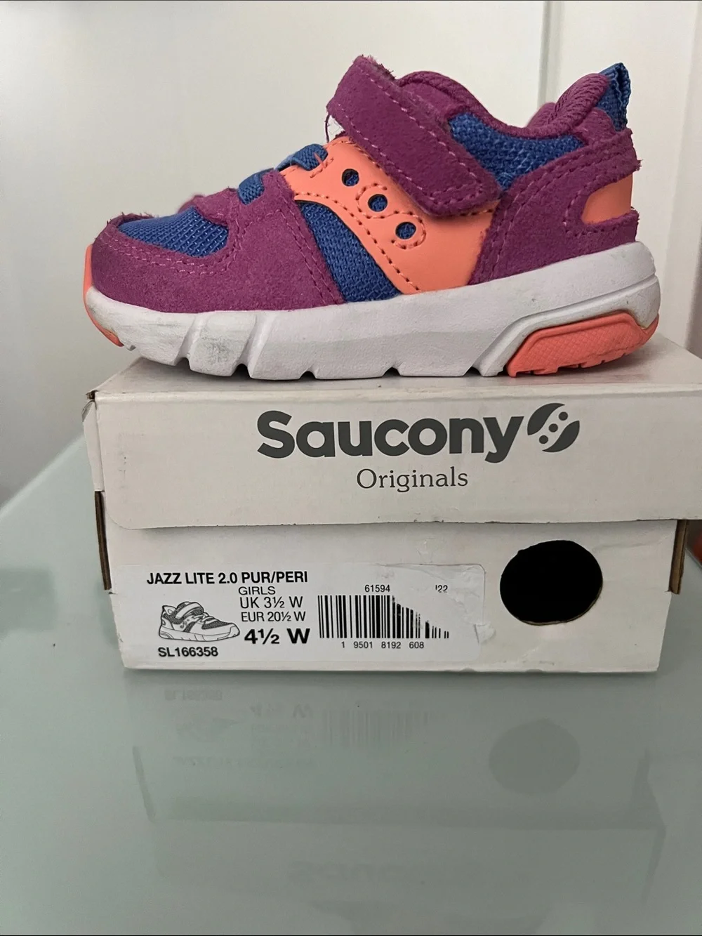 Saucony Kids Purple, Blue & Orange Sneakers